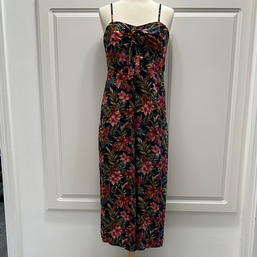 American Eagle Outfitters Floral Jumpsuit - Black and Pink - Picture 2 of 13